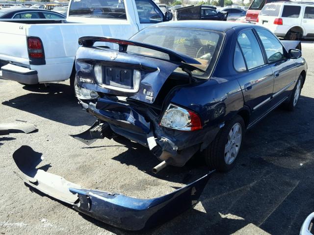 3N1CB51D35L540896 - 2005 NISSAN SENTRA 1.8 BLUE photo 4