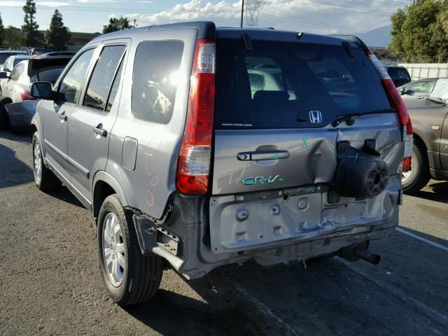 JHLRD78905C035962 - 2005 HONDA CR-V SE GRAY photo 3