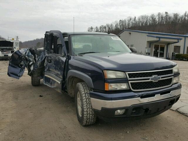 2GCEK19B061281384 - 2006 CHEVROLET SILVERADO BLUE photo 1