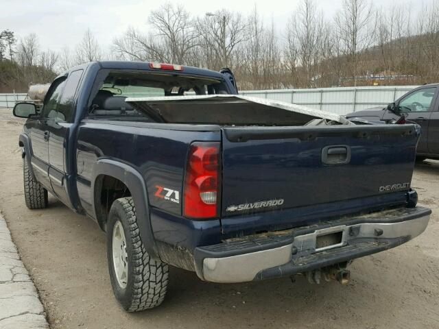 2GCEK19B061281384 - 2006 CHEVROLET SILVERADO BLUE photo 3