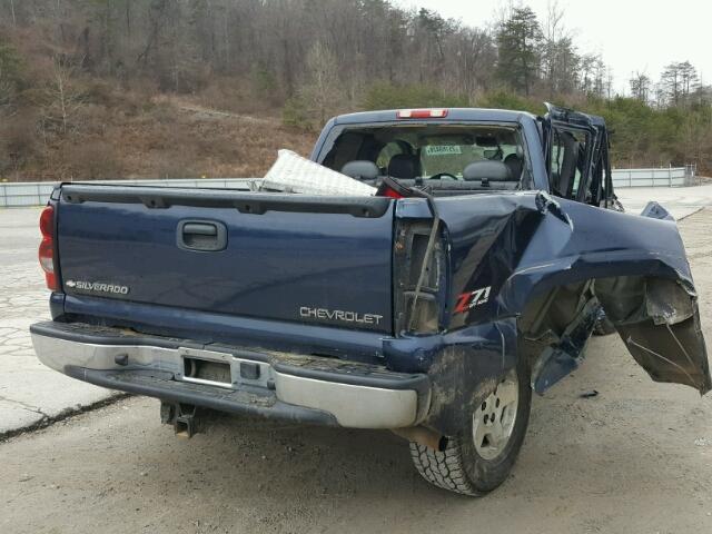 2GCEK19B061281384 - 2006 CHEVROLET SILVERADO BLUE photo 4