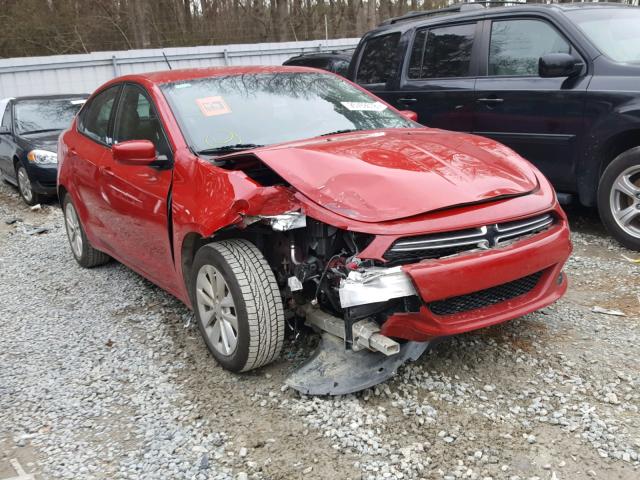 1C3CDFDH3ED830139 - 2014 DODGE DART SE AE RED photo 1