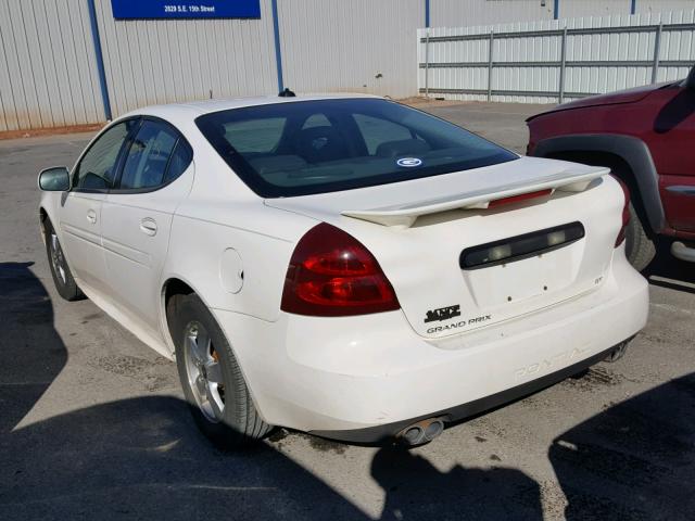 2G2WS522151224202 - 2005 PONTIAC GRAND PRIX WHITE photo 3