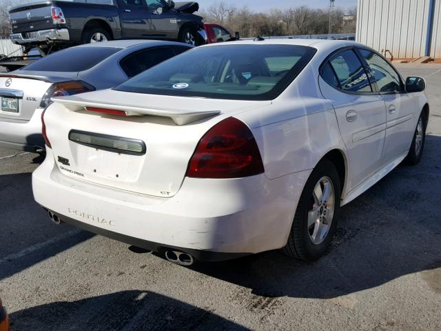 2G2WS522151224202 - 2005 PONTIAC GRAND PRIX WHITE photo 4