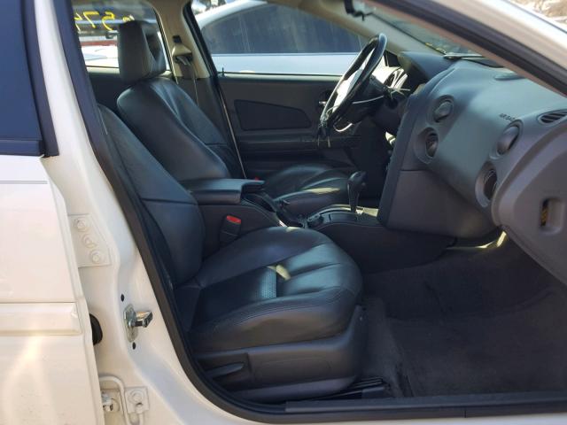 2G2WS522151224202 - 2005 PONTIAC GRAND PRIX WHITE photo 5