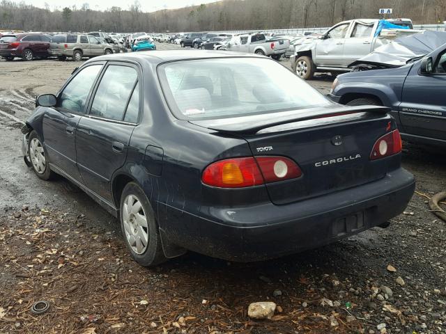 2T1BR12E52C556603 - 2002 TOYOTA COROLLA CE BLACK photo 3