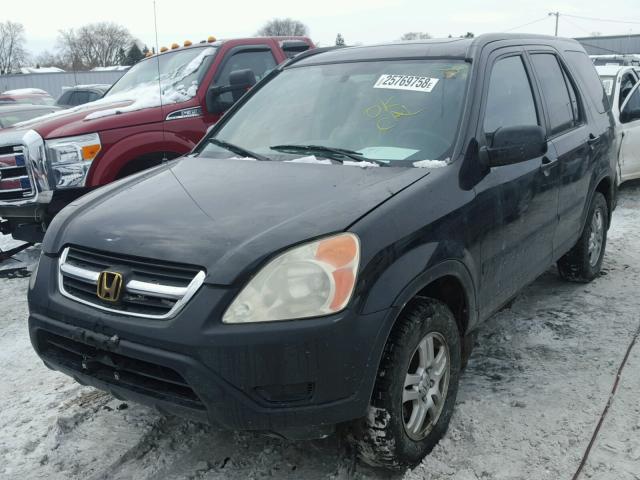 SHSRD78863U102934 - 2003 HONDA CR-V EX BLACK photo 2