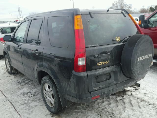 SHSRD78863U102934 - 2003 HONDA CR-V EX BLACK photo 3