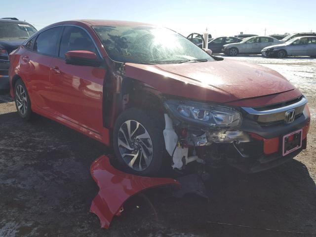 2HGFC2F70HH520662 - 2017 HONDA CIVIC EX RED photo 1