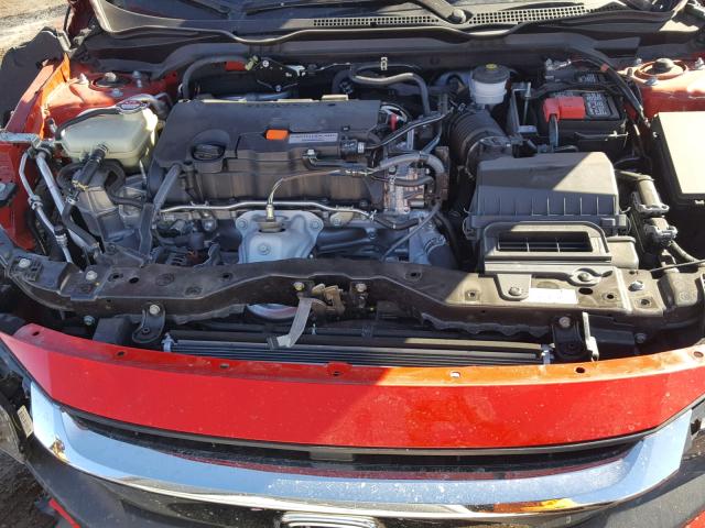 2HGFC2F70HH520662 - 2017 HONDA CIVIC EX RED photo 7