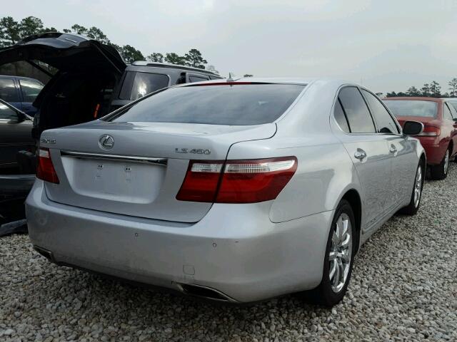 JTHBL46F375048395 - 2007 LEXUS LS 460 SILVER photo 4