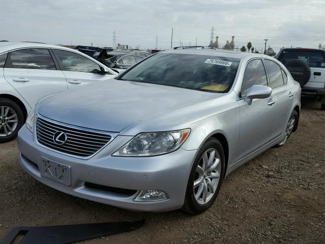 JTHBL46F975051379 - 2007 LEXUS LS 460 SILVER photo 2