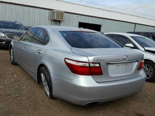 JTHBL46F975051379 - 2007 LEXUS LS 460 SILVER photo 3