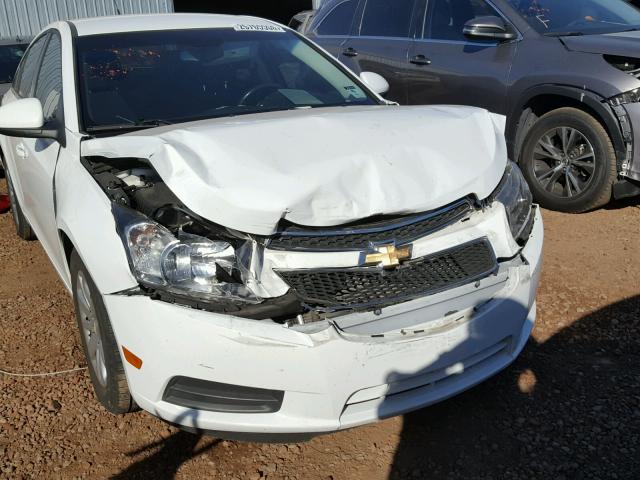 1G1PF5S98B7295972 - 2011 CHEVROLET CRUZE LT WHITE photo 9