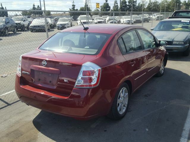 3N1AB61E48L630309 - 2008 NISSAN SENTRA 2.0 RED photo 4