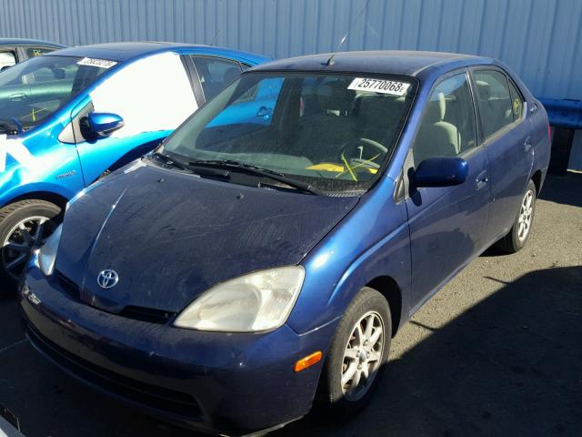 JT2BK12U930084020 - 2003 TOYOTA PRIUS BLUE photo 2