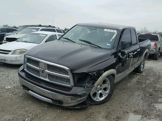 1D7RV1GT3BS630333 - 2011 DODGE RAM 1500 BROWN photo 2