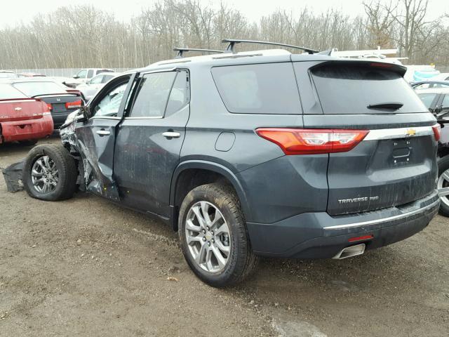 1GNEVJKW9JJ132885 - 2018 CHEVROLET TRAVERSE P GRAY photo 3