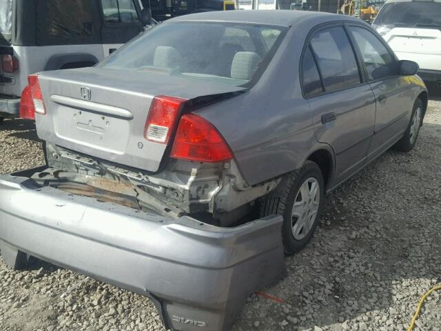 2HGES16395H571854 - 2005 HONDA CIVIC DX V CHARCOAL photo 4