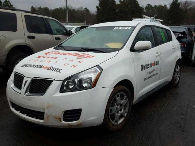 5Y2SP67079Z439055 - 2009 PONTIAC VIBE WHITE photo 2