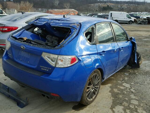 JF1GR7E63EG224443 - 2014 SUBARU IMPREZA WR BLUE photo 4