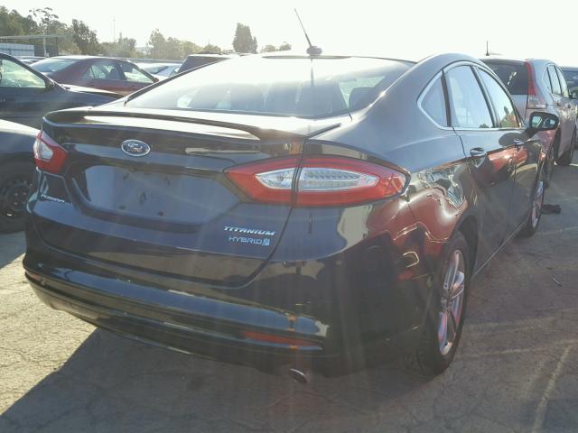 3FA6P0RU0FR245715 - 2015 FORD FUSION TIT BLACK photo 4