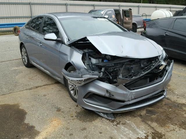 5NPE34AF0FH076143 - 2015 HYUNDAI SONATA SPO GRAY photo 1