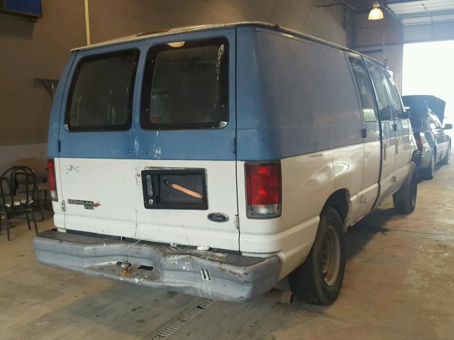 1FTNE24L0WHC00104 - 1998 FORD ECONOLINE BLUE photo 4