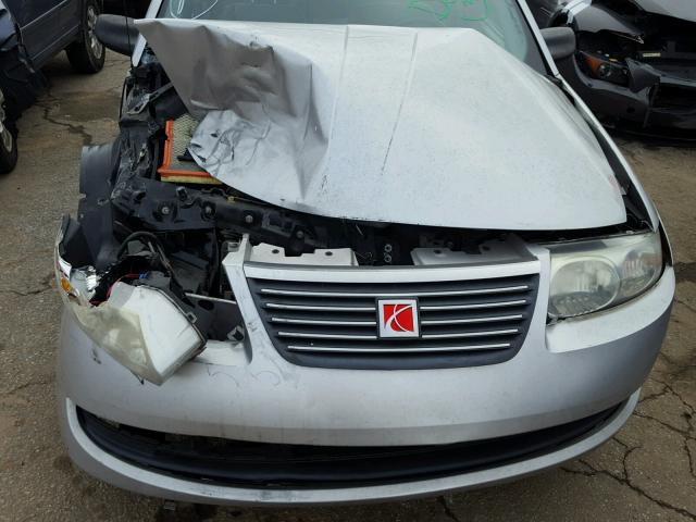 1G8AZ55F26Z168466 - 2006 SATURN ION LEVEL SILVER photo 7