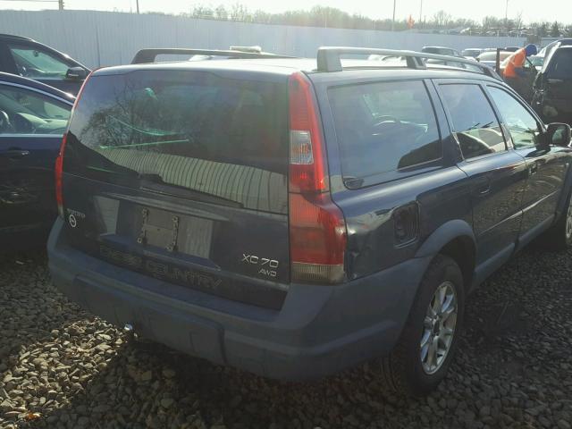 YV1SZ59H441134833 - 2004 VOLVO XC70 BLUE photo 4