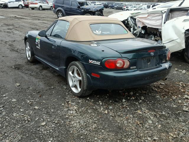 JM1NB353230313527 - 2003 MAZDA MX-5 MIATA GREEN photo 3