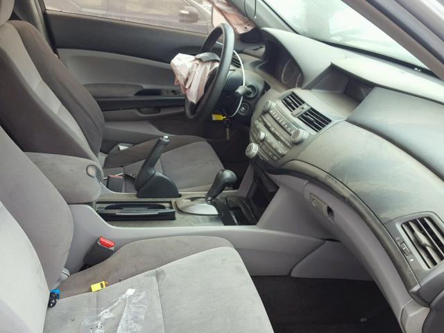 JHMCP26469C015658 - 2009 HONDA ACCORD LXP SILVER photo 5