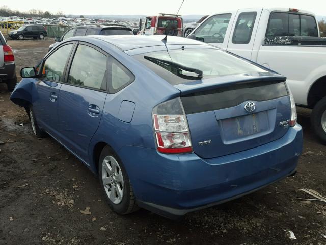 JTDKB22U257025916 - 2005 TOYOTA PRIUS BLUE photo 3