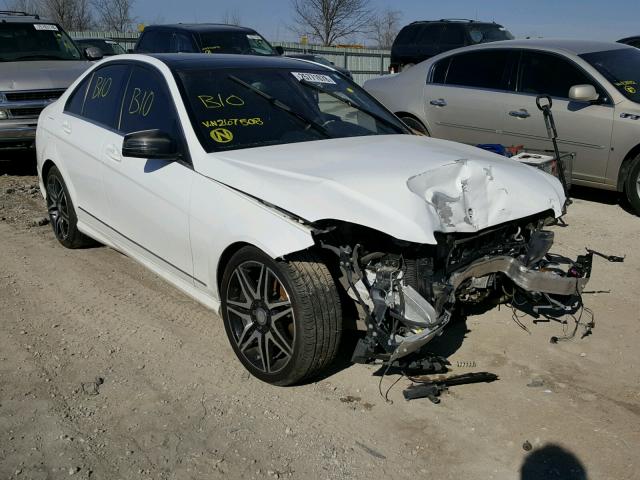 WDDGF8AB5DR267508 - 2013 MERCEDES-BENZ C 300 4MAT WHITE photo 1