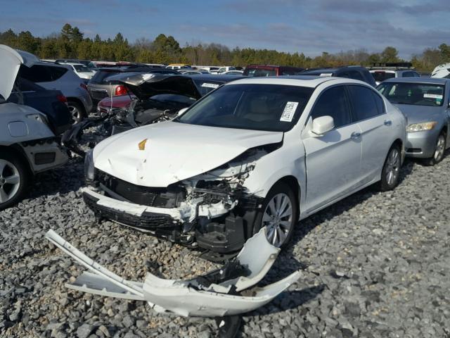 1HGCR2F85FA197926 - 2015 HONDA ACCORD EXL WHITE photo 2