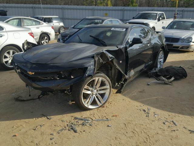 1G1FB1RS5G0141714 - 2016 CHEVROLET CAMARO LT BLACK photo 2