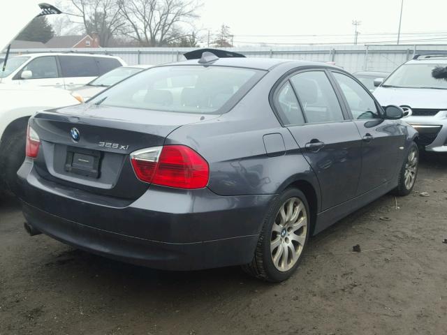 WBAVC93568K035826 - 2008 BMW 328 XI GRAY photo 4