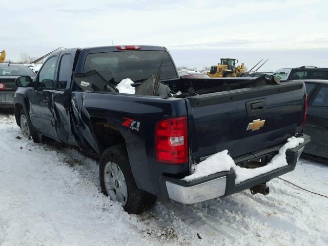 2GCEK19J571600741 - 2007 CHEVROLET SILVERADO BLUE photo 3