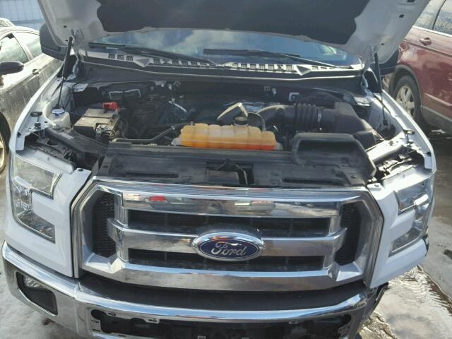 1FTEW1EF5GFA23434 - 2016 FORD F150 SUPER WHITE photo 7