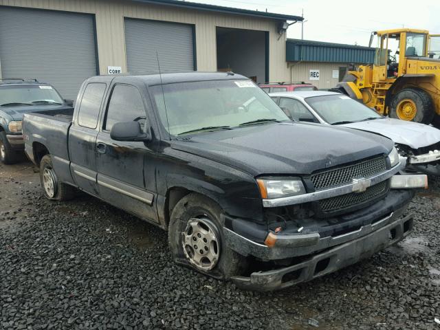 2GCEK19TX31255623 - 2003 CHEVROLET SILVERADO BLACK photo 1