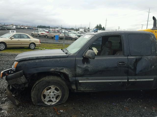 2GCEK19TX31255623 - 2003 CHEVROLET SILVERADO BLACK photo 9