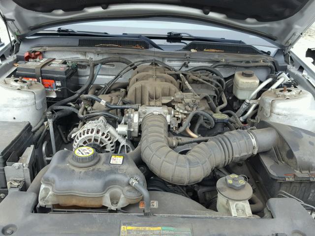 1ZVHT80N475325829 - 2007 FORD MUSTANG SILVER photo 7