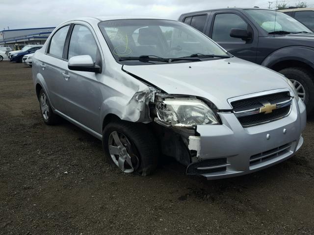 KL1TD56E39B643534 - 2009 CHEVROLET AVEO LS 银色 照片 1