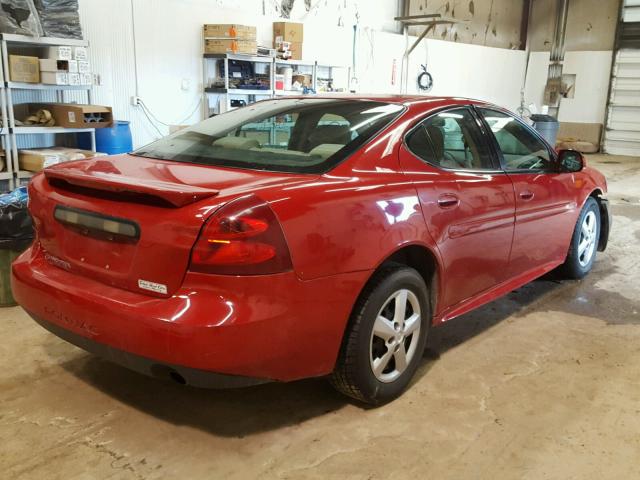 2G2WP552X81166026 - 2008 PONTIAC GRAND PRIX Qırmızı foto 4
