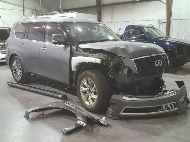 JN8AZ2NE9F9084029 - 2015 INFINITI QX80 CHARCOAL photo 1