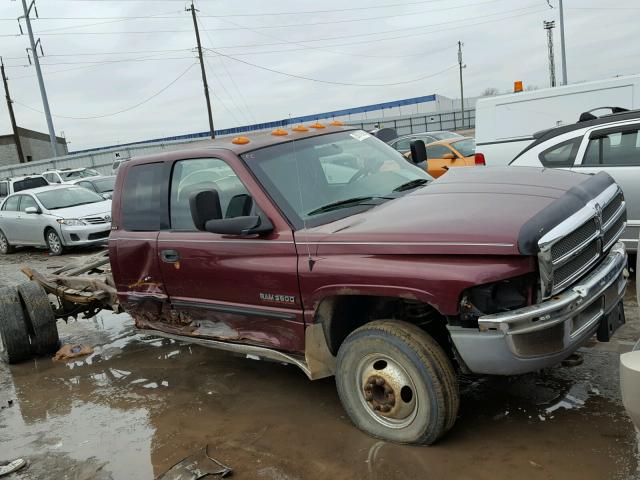 3B7MF33CX2M251678 - 2002 DODGE RAM 3500 MAROON photo 1