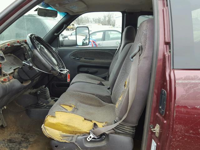 3B7MF33CX2M251678 - 2002 DODGE RAM 3500 MAROON photo 5