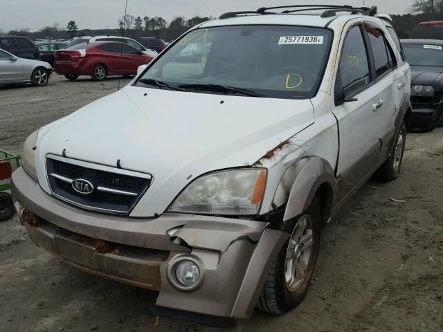 KNDJD733765644825 - 2006 KIA SORENTO EX WHITE photo 9