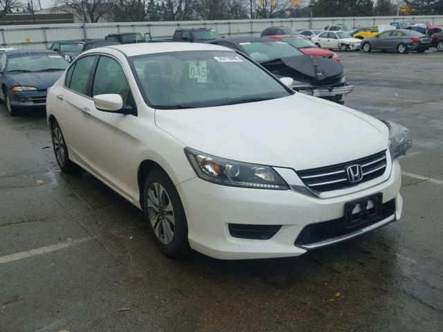 1HGCR2F31DA215517 - 2013 HONDA ACCORD LX WHITE photo 1