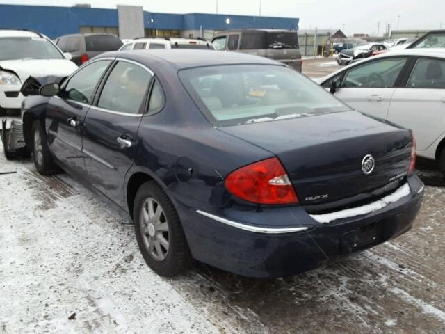 2G4WD582981167244 - 2008 BUICK LACROSSE C BLUE photo 3